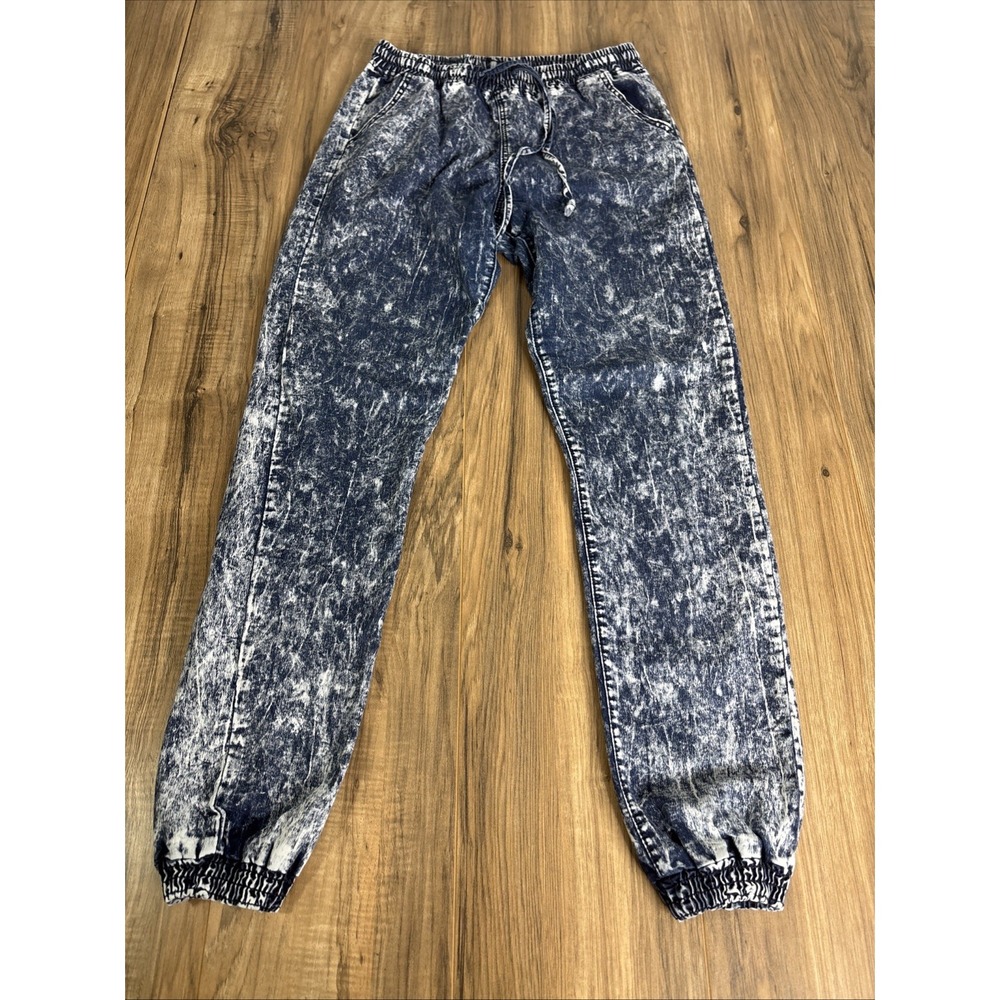 American Bazi Women's 3XL Joggers Pants Bleach‎ Stained Color Pull On